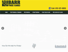 Tablet Screenshot of barrtreecare.com